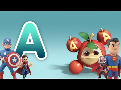 ABC Badanamu Superhero | ABC Superhero For Kids, Alphabet Superheroes, Kids Superhero Alphabet.