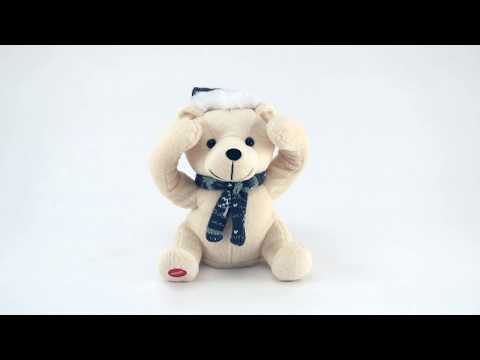 Plišani veseli medvedić KDD19 - Peek a Boo