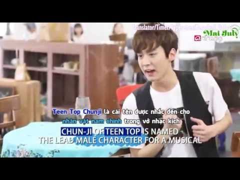[Vietsub] 141208 Showbiz Korea Ep 981 - Tin tức về 'On Air ~ Flight Night' của Teen Top Chunji cut