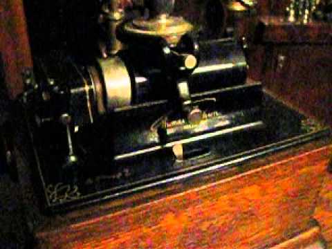 Edison Blue Ambrol # 4867  "Why did I Kiss That Girl"