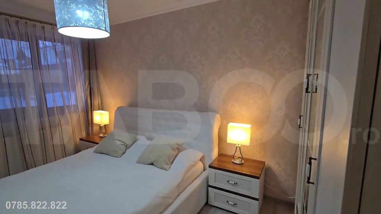 Apartament 3 camere de vanzare decomandat mobilat utilat Tilisca Sibiu - Video