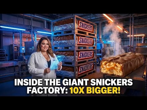 Inside the SNICKERS Factory: How Millions of Chocolate Bars Are Made Industrial Scale Full Process