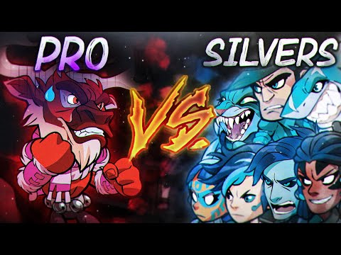 1 PRO vs 7 Silvers | Brawlhalla Crew Battle