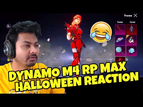 Dynamo Royale Pass Season M4 Max out 🔥 Dynamo Reaction On Halloween Spin | RED ROCK