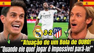 🚨 SE RENDERAM! MIDIA ESPANHOLA EXPLODE após ATUAÇÃO DE VINICIUS JR. contra o ATLETICO DE MADRID!