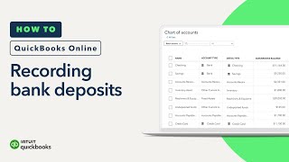 How to record a bank deposit (using undeposited funds) in QuickBooks Online