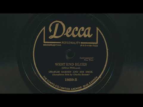 CHARLIE BARNET West End Blues (1945) Big Band Jazz Instrumental - 78 RPM record