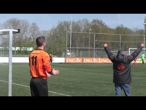 16 april '22 CDW 2 - VV De Meern 2 com 3-5 Counter uit het boekje, Goal Junior, assist Noah (1-3)