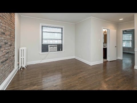 A renovated Lincoln Park 1-bedroom apartment with in-unit washer / dryer