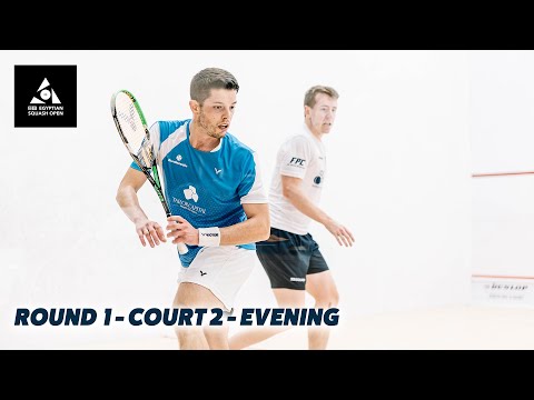CIB Egyptian Open 2020 - Court 2 Livestream - Rd 1 Evening Session