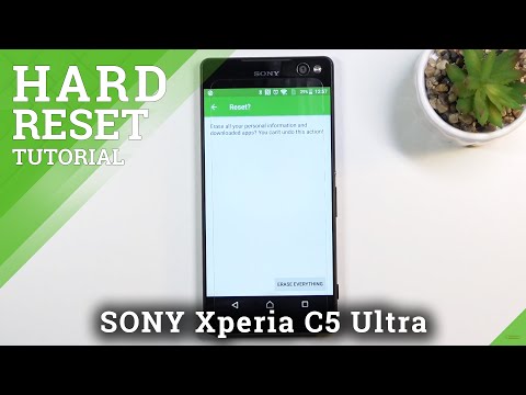 How to Factory Reset SONY Xperia C5 Ultra by Settings Menu – Erase All Content & Personal Data