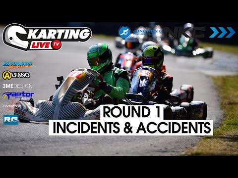 Crashes, Incidents and Accidents - National Kart Cup Round 1