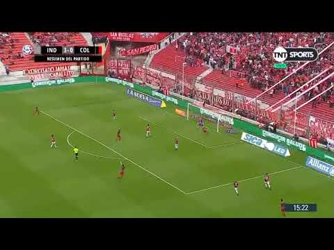 Independiente 3-0 Colón (1-0 Gigliotti) Transmisión de A Todo Rojo AM1490. Relato Santiago Demartino