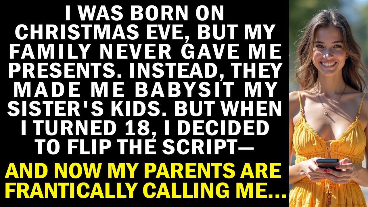 I Was Born On Christmas Eve, But Instead Of Gifts, My Family Made Me Babysit My Sister’s Children...
