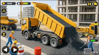 Heavy Road Construction Simulator 🚧 Dump Truck Asphalt Work | Android Gameplay 2026