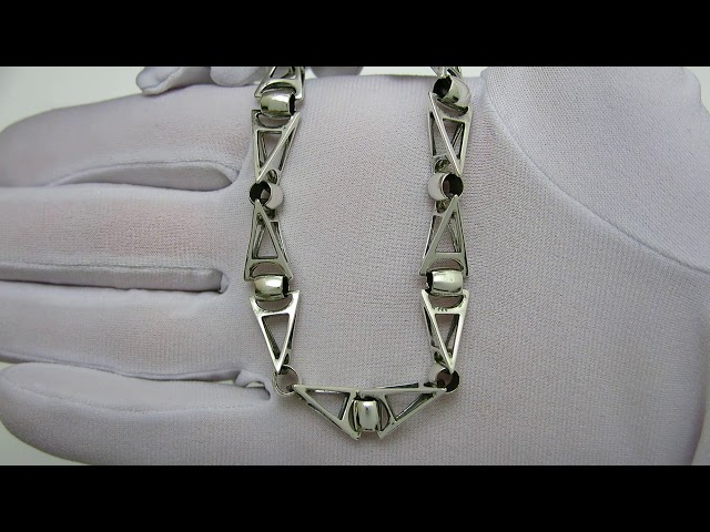Серебряный браслет "Рокко барокко" 5100234 Видеообзор