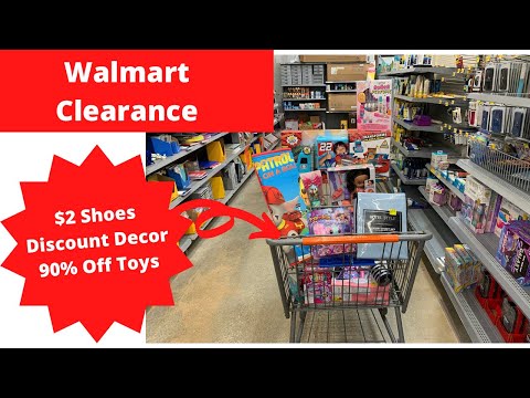 Walmart Clearance | $2 Shoes - Discount Home Decor and 90% Off Toys 😊