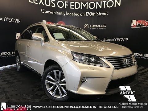 Used 2015 Tan Lexus RX 350 AWD Technology Walkaround Review - Airdrie Alberta