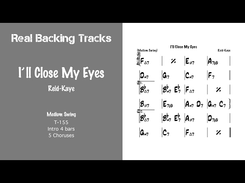 I'll Close My Eyes - Real Jazz Backing Track - Play Along