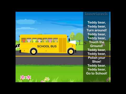 Nursery Kids Rhyme Teddy Bear Video