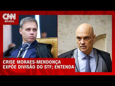 Crise entre Moraes e Mendonça expõe divisão do STF; Veja análise | CNN PRIME TIME