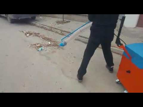 İzmarit, Yaprak ve Çöp Toplama Makinesi, 120 lt Çöp Toplama Makinesi