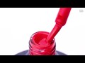 Гель-лак NUB 244 Scarlet (яркий красный, эмаль), 8 мл