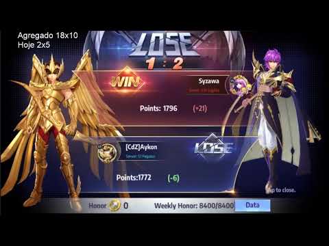 Saint Seiya Awakening - 1º Torneio Jamiel - CdZ - S1