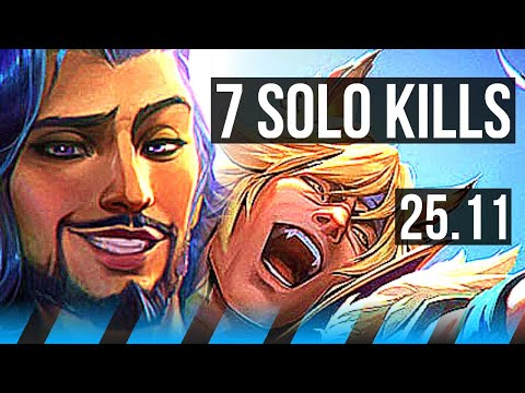 AKSHAN vs SETT (MID) | 7 solo kills, 900+ games, Legendary, 43k DMG | EUW Master | 25.11