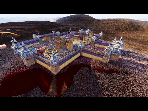 10,000 Crusader FORT vs 6 MILLION Soldiers! - UEBS 2 Ultimate Epic battle Simulator 2