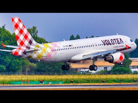 20 MINS LANDINGS & TAKEOFFS at LIN | 4K | Plane Spotting at Milan Linate Airport (2022)