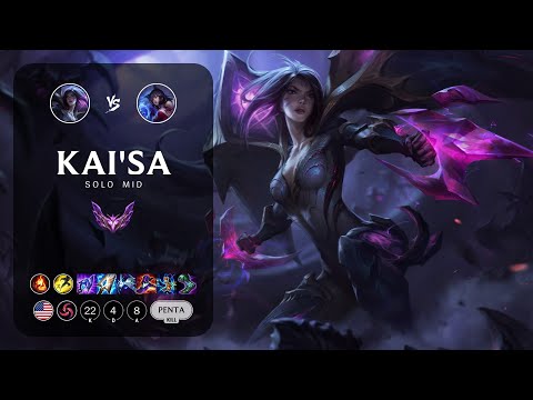 Kai'Sa Mid vs Ahri - NA Master Patch 13.6