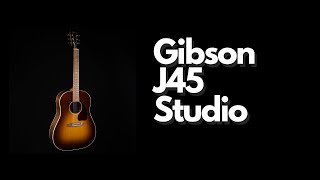 Video thumbnail for Gibson J45 Studio Walnut Acoustic Guitar Demo by Midwood Guitar Studio