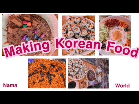 We made korean food (BTS of 1K celebration)
