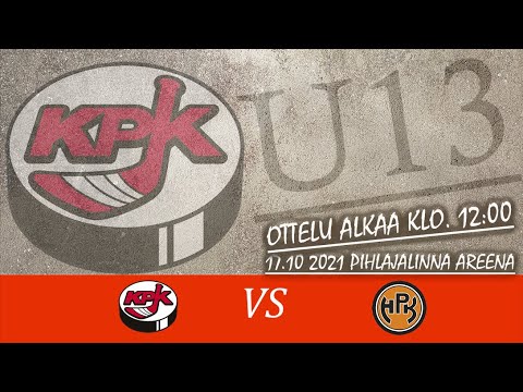 U13 AA KPK Vs.HPK Musta klo.12:00