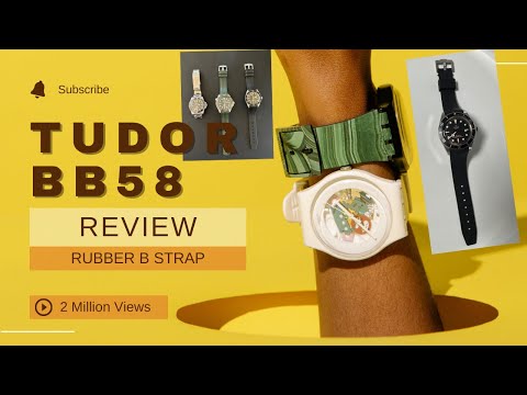 UNBOXING! Best watch strap! Tudor bb58 with Rubber B. Easy Installation.