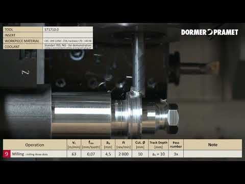 Dormer Pramet tooling demonstration