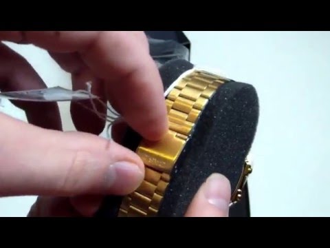 Goldene Uhr Casio A168WG-9EF - Unboxing & Test