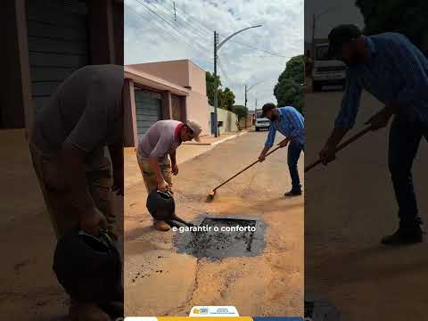 🚧 A Operação Tapa-Buraco continua avançando por vários pontos da cidade.