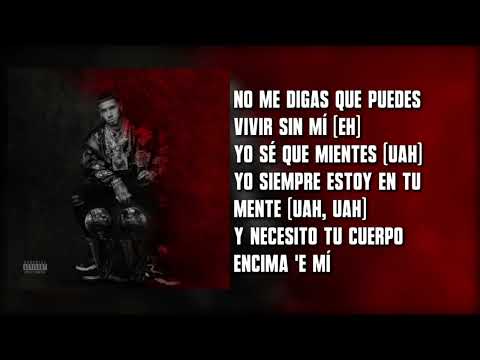 Anuel AA, Nicky Jam - Mientes (Letra) | LLNM2