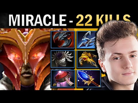 Legion Commander Dota Miracle with 22 Kills and Harpoon - TI13