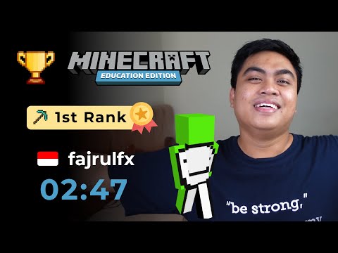 Finally Number 1 🔥 Top Global Speedrun Minecraft Education!  🏆