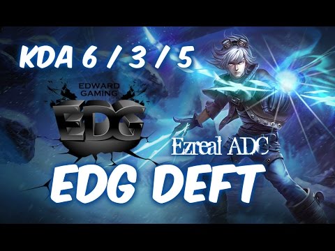 EDG Deft EZREAL vs Vayne ADC - LOL Korean Ranked Challenger