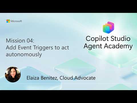 Agent Operative: Autonomous Triggers | Mission 4 Agent Operative: Autonomous Triggers | Mission 4