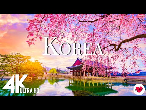 FLYING OVER KOREA (4K UHD) - Relaxing Music Along With Beautiful Nature Videos - 4K Video Ultra HD