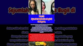 Download lagu Viral Sejumlah Wanita Live Bugil di Instagram, #shorts #kriminal #jawabarat mp3