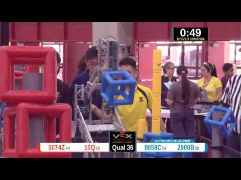 2015 VRC Arts Q36 - 5074Z 10Q vs 8059C 2900B - 48 to 73 - VEX Worlds 2015 - Arts Division