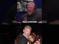 BROCK LESNAR: Who Does He Like More? VINCE MCMAHON or DANA WHITE? #shorts #ufc #wwe