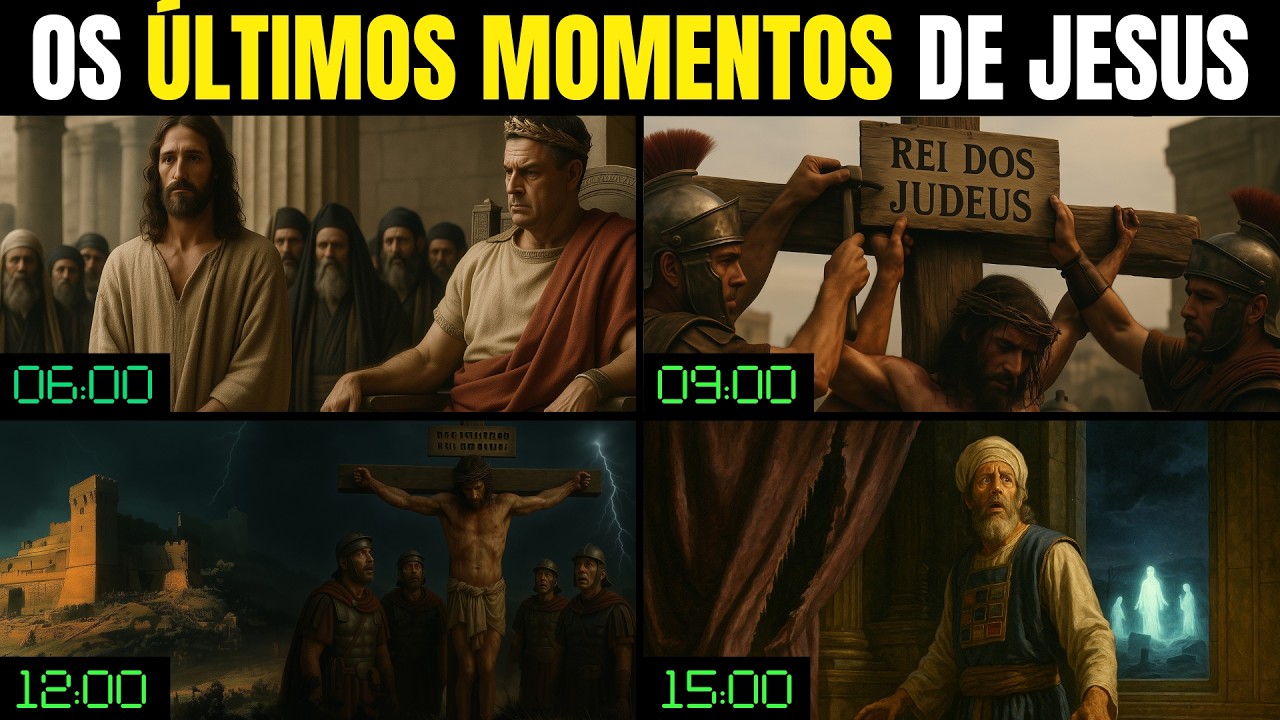 THE CRUCIFIXION OF JESUS ​​CHRIST IN CHRONOLOGICAL ORDER AND WITH DETAILS