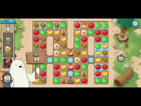 We Bare Bears Match3 Repairs Level 240 - No Boosters